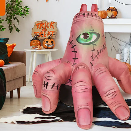 COMIN 6 FT Halloween Inflatable Outdoor Indoor Party Garden Lawn Decor Giant Scary Yard Blow Decor Built-in LEDs Handmade Latex