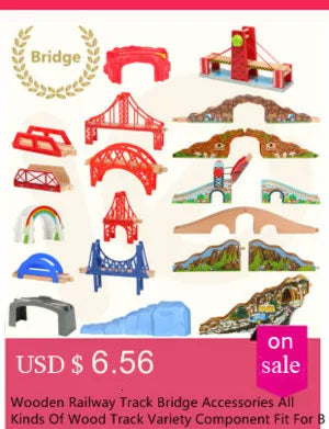 Accessori per binari in legno Rampa in plastica Curva di sovrapposizione Tracce ferroviarie elettriche S adatte a tutte le marche Giocattoli per binari in legno per bambini - riparo82