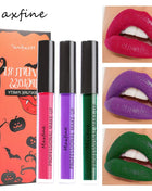 3 pcs a set Goth Matte Liquid Lipstick Makeup Set Long-Lasting Wear Waterproof Lip Gloss - Riparo82