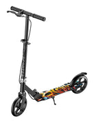 Urban Adult Two-Wheel Foldable Scooter with Large PU Planar Wheel and Hand Brake for Convenient Transportation - riparo82