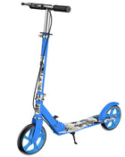 Urban Adult Two-Wheel Foldable Scooter with Large PU Planar Wheel and Hand Brake for Convenient Transportation - riparo82