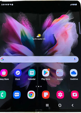 Samsung Galaxy Z Fold 3 Fold3 5G F926B F926U1 F926N 7.6 "Plegable 12GB 256/512GB NFC Snapdragon Originale 99% Nuovo Telefono Cellulare - riparo82