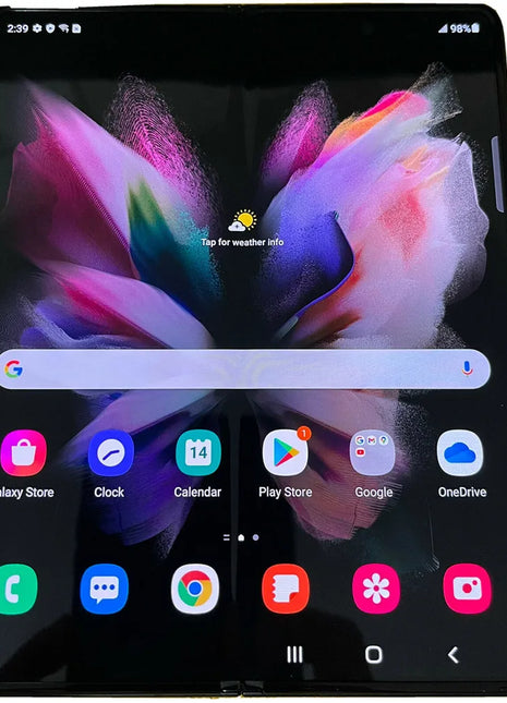 Samsung Galaxy Z Fold 3 Fold3 5G F926B F926U1 F926N 7.6 "Plegable 12GB 256/512GB NFC Snapdragon Originale 99% Nuovo Telefono Cellulare - riparo82