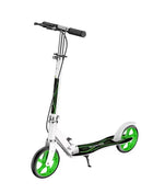 Urban Adult Two-Wheel Foldable Scooter with Large PU Planar Wheel and Hand Brake for Convenient Transportation - riparo82