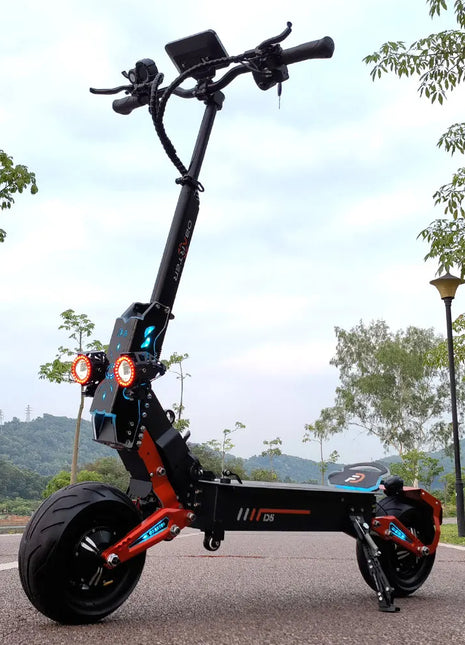 USA Warehouse FLJ 5000W KickScooter 35Ah Adult EScooter 12inch Foldable Electric Skateboards Scooter - riparo82