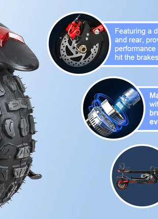 Terasun J11 Max Electric Scooter 1200W High Power 48V 18Ah Foldable Dual Brake Disc System EU/US Warehouse Smart Electronic Type - riparo82