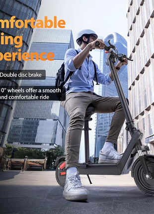 DINGZHUN 36v Battery Pack Removable Long Range Big Wheels High Mobility-Max Load 150 kg Electric Scooter for Commuting - riparo82