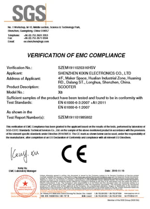 X7 Pure Electric Scooter 8.5in-10in 350w 36v Smart Adult Trottinet for Adults Two-Wheel Electric Bike - riparo82