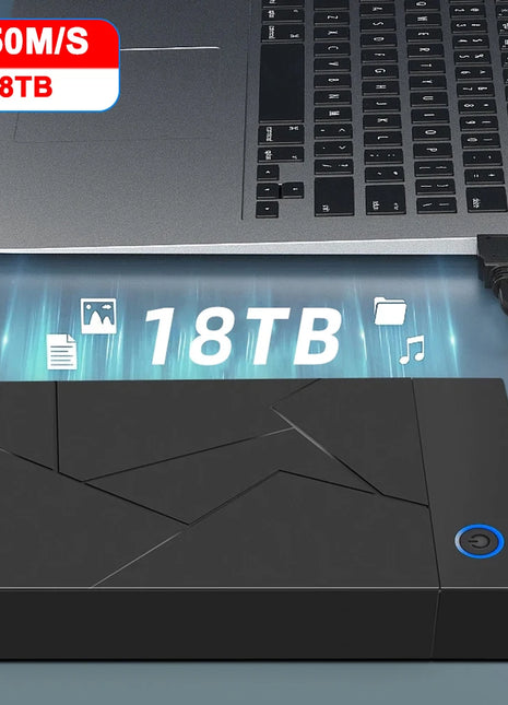 High Speed HDD Case 3.5 2.5 SATA to USB 3.0 Adapter External Hard Drive Disk Enclosure for 3.5 SSD Disk 450M/S 18TB HDD Box Case - Riparo82