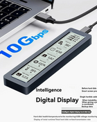 High-end M.2 SSD NVMe Case USB3.2 Gen2 Type C 10Gbps PCIe SSD Case M.2 NVME Enclosure Disk Box Tool Free SSD Aluminum Case - Riparo82