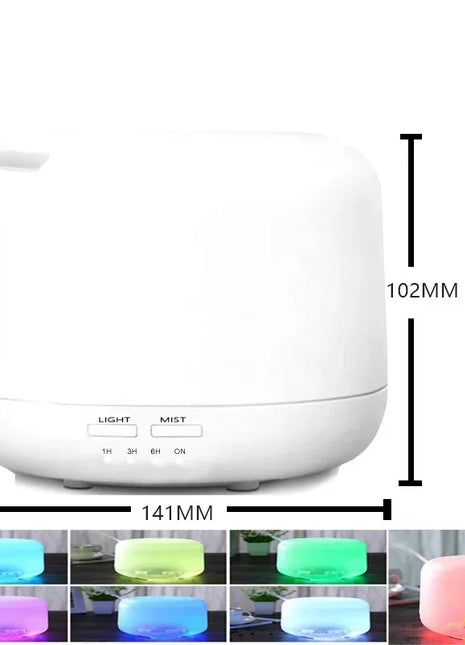 Humidifier near couch during relaxation time