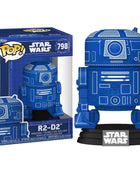Funko Pop ! Star Wars - (798) R2-D2 Bobblehead (Blue Print) Figure 9cm