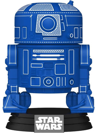Funko Pop ! Star Wars - (798) R2-D2 Bobblehead (Blue Print) Figure 9cm