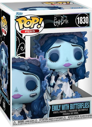 Funko Pop ! Plus The Corpse Bride (1830) Emily W/ Butterflies Sposa Cadavere 9cm