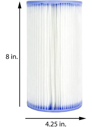 Intex Easy Set 18 Foot by 48 Inch Round Inflatable Above Ground Swimming Pool with Filter Pump, Ladder, Pool Cover, and 6 Pack - Riparo82