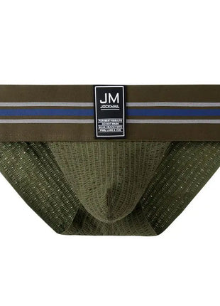 Jockmail Sexy Men Underwear Briefs Mesh Ropa Interior Sexi Para Hombre Breathable Sports Bragas Para Slip Uomo Sissy Calcinha - Riparo82