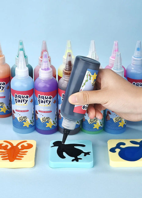 Kids Handmade DIY Craft Painting Stickers Montessori Education Origami Magic Water Elves Kit Set Toys Children Gift Kids Craft - Riparo82