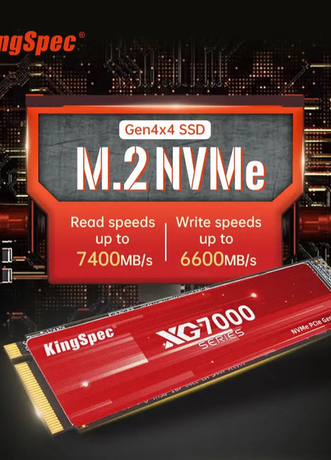 KingSpec SSD M2 Gen4 NVMe 1TB 2TB 4TB Drive M.2 2280 PCIe 4.0 HDD Nmve Hard Disk Drives Internal Solid State Drive for PS5 - Riparo82
