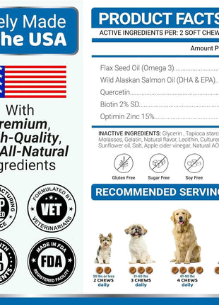 Omega 3 Olio di Pesce per Cani 2 Pack - Pelle Sana Pelo Lucido Anti Prurito - riparo82