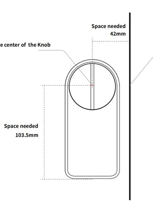 Lock used in apartment and small office door