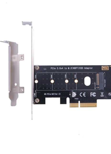 M.2 NVMe SSD NGFF to PCIE X4 Converter Card M Key Riser Multiplier PCI-e PCI Express 3.0 4X to 2230-2280 M.2 SSD M2 PCIE Adapter - Riparo82