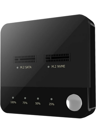 M.2 SATA Duplicator M.2 SATA to Nvme SSD Enclosure External Hard Disk Docking Station with Clone for M2 HDD SSD Reader XY - Riparo82