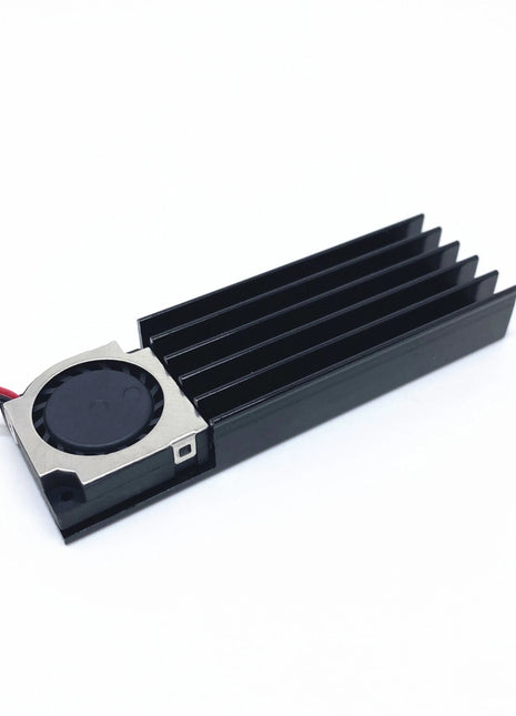 M.2 SSD Hard disk Heat Sink With Fan Thermal Pad 70x22x10MM laptop Hard Disk SSD Aluminum Fin  Nvme 512 - Riparo82