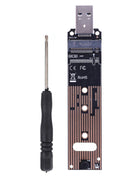 M.2 SSD SATA/NVMe To USB 3.1 Adapter B+M Key/M Key M2 To USB 3.1 SSD Riser Card Board External Enclosure Hard Disk Box Adapter - Riparo82