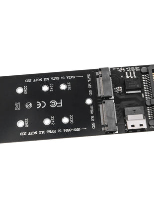 M.2 To SATA Adapter SFF-8654 To M2 NVME SSD 22Pin SATA To M2 Expansion Card Converter Riser Board Fit for PC Desktop Mainboard - Riparo82