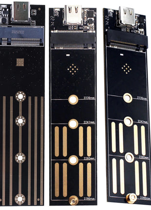 M.2 To USB 3.1 Type C Riser Board 10Gbps 6Gbps Converter Adapter SATA/NVME SSD To USB 3.1 Type C for 2230 2240 2260 2280 M2 SSD - Riparo82