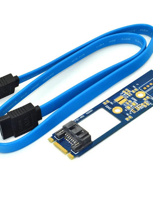 M2 SATA Adapter Convert Card B-M KEY M.2 NGFF SATA SSD to 7Pin Adapter Board Card Support 2242 2260 2280 Main Board for Computer - Riparo82