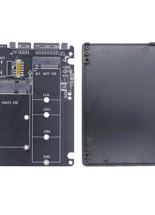 M2 SSD Case mSATA to USB Adapter mSATA Enclosure M.2 NGFF mSATA SSD To SATA 3.0 2.5 Adapter Riser Board M.2 Box Cable For Laptop - Riparo82