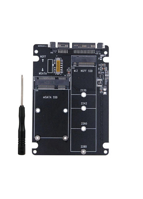 M2 SSD Case mSATA to USB Adapter mSATA Enclosure M.2 NGFF mSATA SSD To SATA 3.0 2.5 Adapter Riser Board M.2 Box Cable For Laptop - Riparo82
