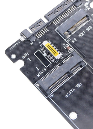 M2 SSD Case mSATA to USB Adapter mSATA Enclosure M.2 NGFF mSATA SSD To SATA 3.0 2.5 Adapter Riser Board M.2 Box Cable For Laptop - Riparo82