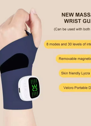 Massager in use for tenosynovitis therapy