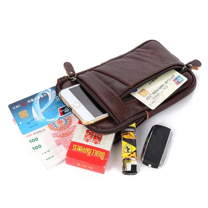 Mens Leather Crossbody Stylish Quality Messenger Bag - Riparo82