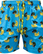 Men's Shorts Hawaiian Yellow Duck Mens Printing Short Summer New swim Trunks Elastic Waist 3D Print Breathable Short Streetwear - Riparo82