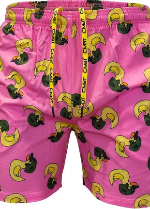 Men's Shorts Hawaiian Yellow Duck Mens Printing Short Summer New swim Trunks Elastic Waist 3D Print Breathable Short Streetwear - Riparo82