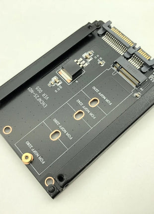 Metal Case B+M Key M.2 NGFF SSD To 2.5 SATA 6Gb/s Adapter Card With Enclosure Socket M2 NGFF Adapter W/ 5 Screw M.2 SATA Adapter - Riparo82
