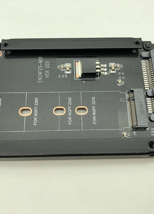 Metal Case B+M Key M.2 NGFF SSD To 2.5 SATA 6Gb/s Adapter Card With Enclosure Socket M2 NGFF Adapter W/ 5 Screw M.2 SATA Adapter - Riparo82