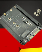 Metal Case B+M Key M.2 NGFF SSD To 2.5 SATA 6Gb/s Adapter Card With Enclosure Socket M2 NGFF Adapter W/ 5 Screw M.2 SATA Adapter - Riparo82