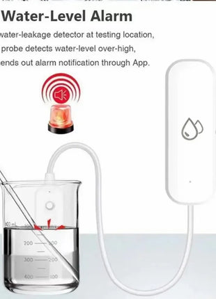 Minimalist design of flood sensor on tile floor