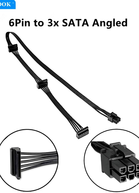 Modular Power Cable for Corsair HX1050 HX850 HX750 HX650 Type 3 PSU, GPU PCIe 6+2Pin, CPU 4+4Pin, SATA Molex IDE 4Pin, ATX 24Pin - Riparo82