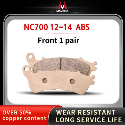 Mrrangt Motorcycle Metal sintering brake pad fit for HONDA CB400/500/650R/F/X CBR650/300 NC/XADV750S/700 CB650R XADV750 CBR650R - Riparo82