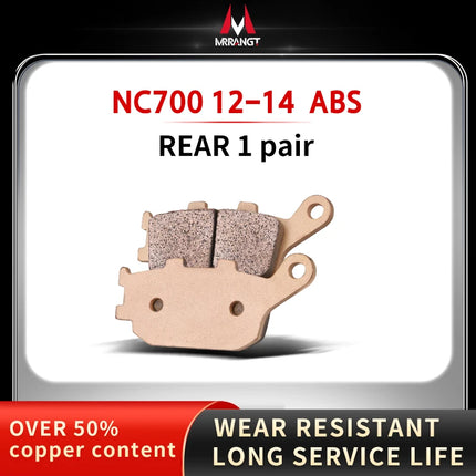 Mrrangt Motorcycle Metal sintering brake pad fit for HONDA CB400/500/650R/F/X CBR650/300 NC/XADV750S/700 CB650R XADV750 CBR650R - Riparo82