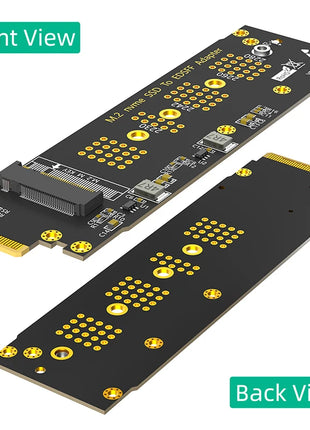 NEW M.2 NVME M Key to EDSFF E1.S Adapter PCIe 4.0/3.0 X4 Expansion Card for 1U Server Chassis Support 2230 2242 2260 2280 M2 SSD - Riparo82