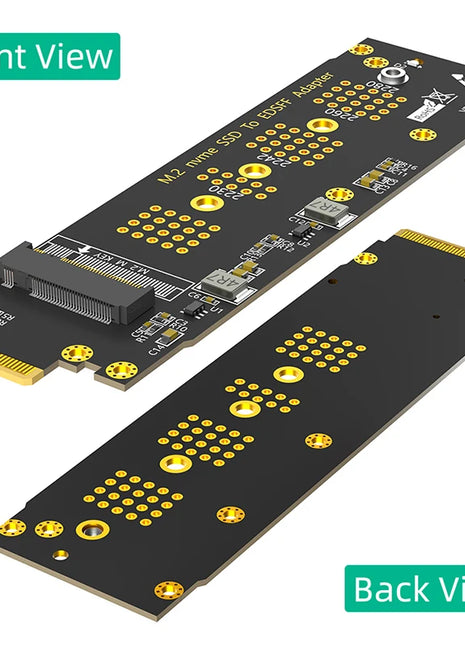 NEW M.2 NVME M Key to EDSFF E1.S Adapter PCIe 4.0/3.0 X4 Expansion Card for 1U Server Chassis Support 2230 2242 2260 2280 M2 SSD - Riparo82
