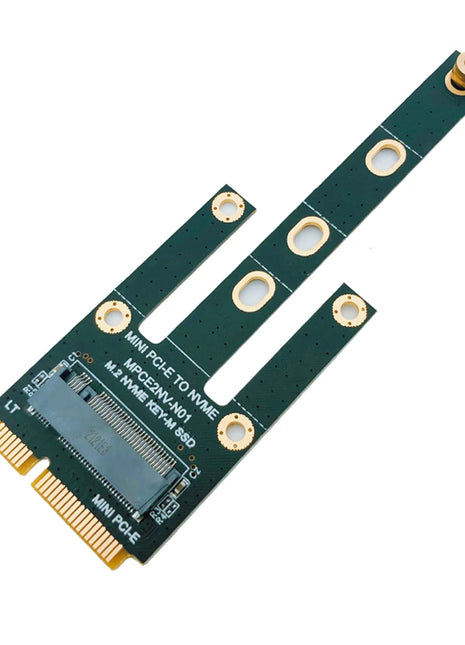 NEW Mini PCI-E to NVME Adapter Card Board Converter Expansion Card Riser Supports 2230 2242 2260 2280 M.2 NVME PCIE M Key M2 SSD - Riparo82