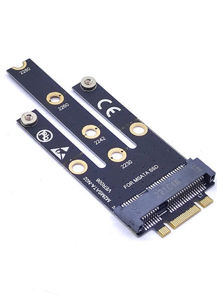 NGFF M.2 B + M Key to mSATA Mini PCI-E PCI-Express SATA 3.0 SSD Male Converter Adapter Riser Card For 2242/2260/2280 M2 NGFF SSD - Riparo82