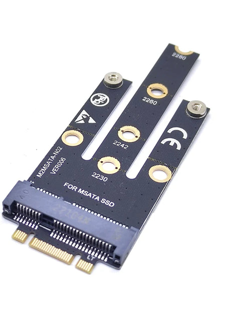 NGFF M.2 B + M Key to mSATA Mini PCI-E PCI-Express SATA 3.0 SSD Male Converter Adapter Riser Card For 2242/2260/2280 M2 NGFF SSD - Riparo82
